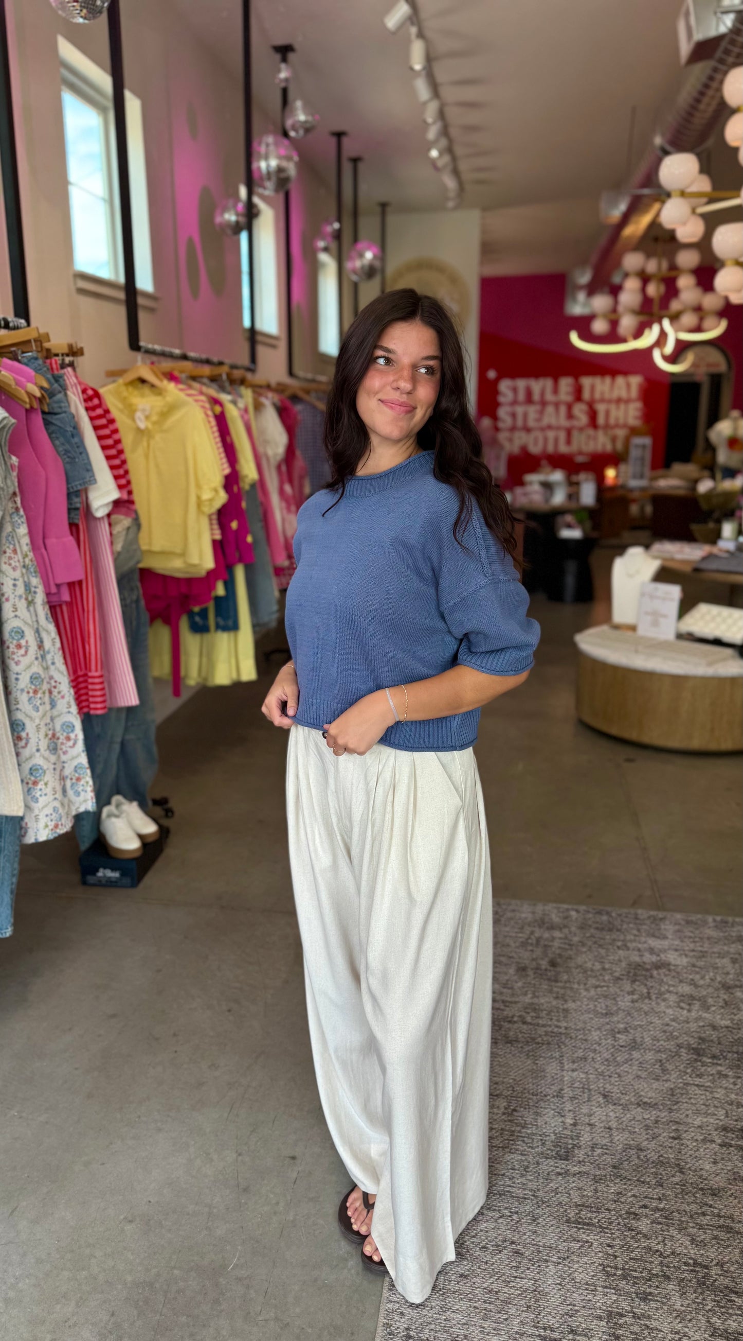 Oatmeal Pleated Dress Pants