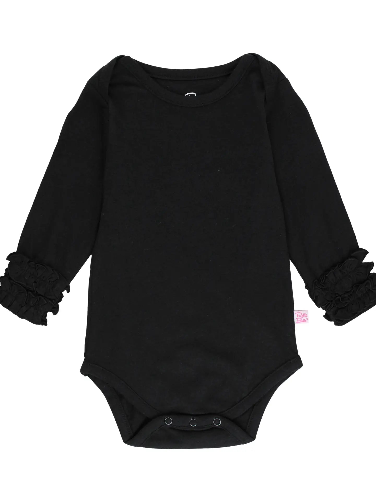 Black Ruffle Bodysuit