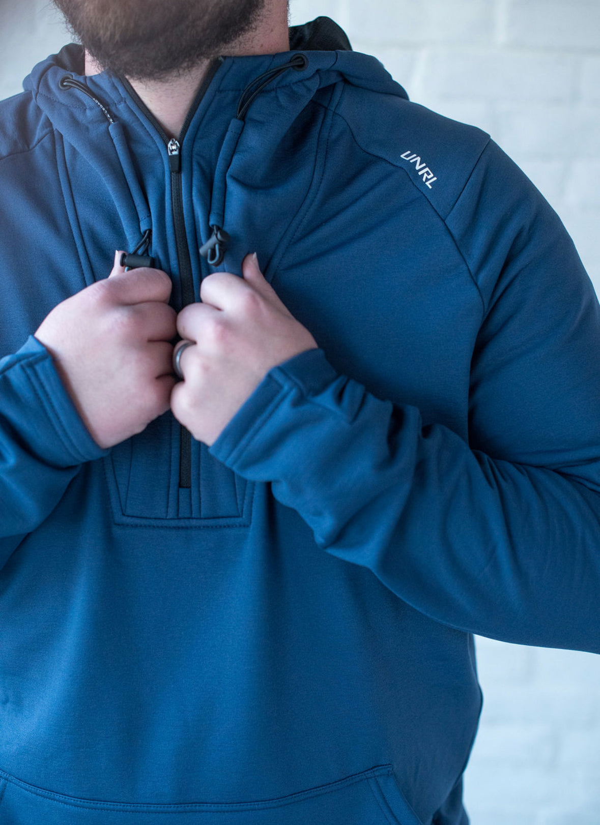 UNRL Crossover Half Zip Blue