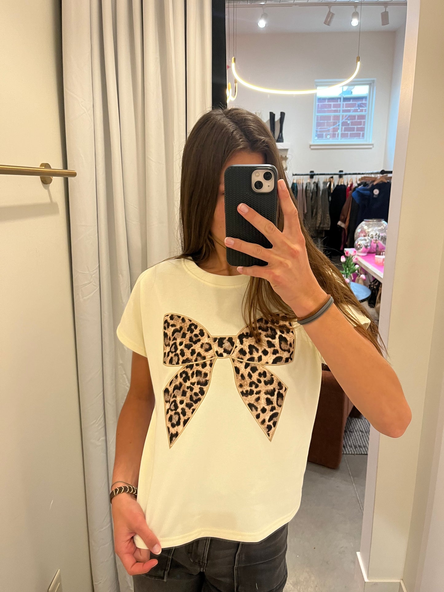 Cheetah Bow Tee