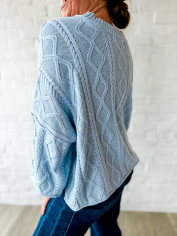Baby Blue Baggy Sweater