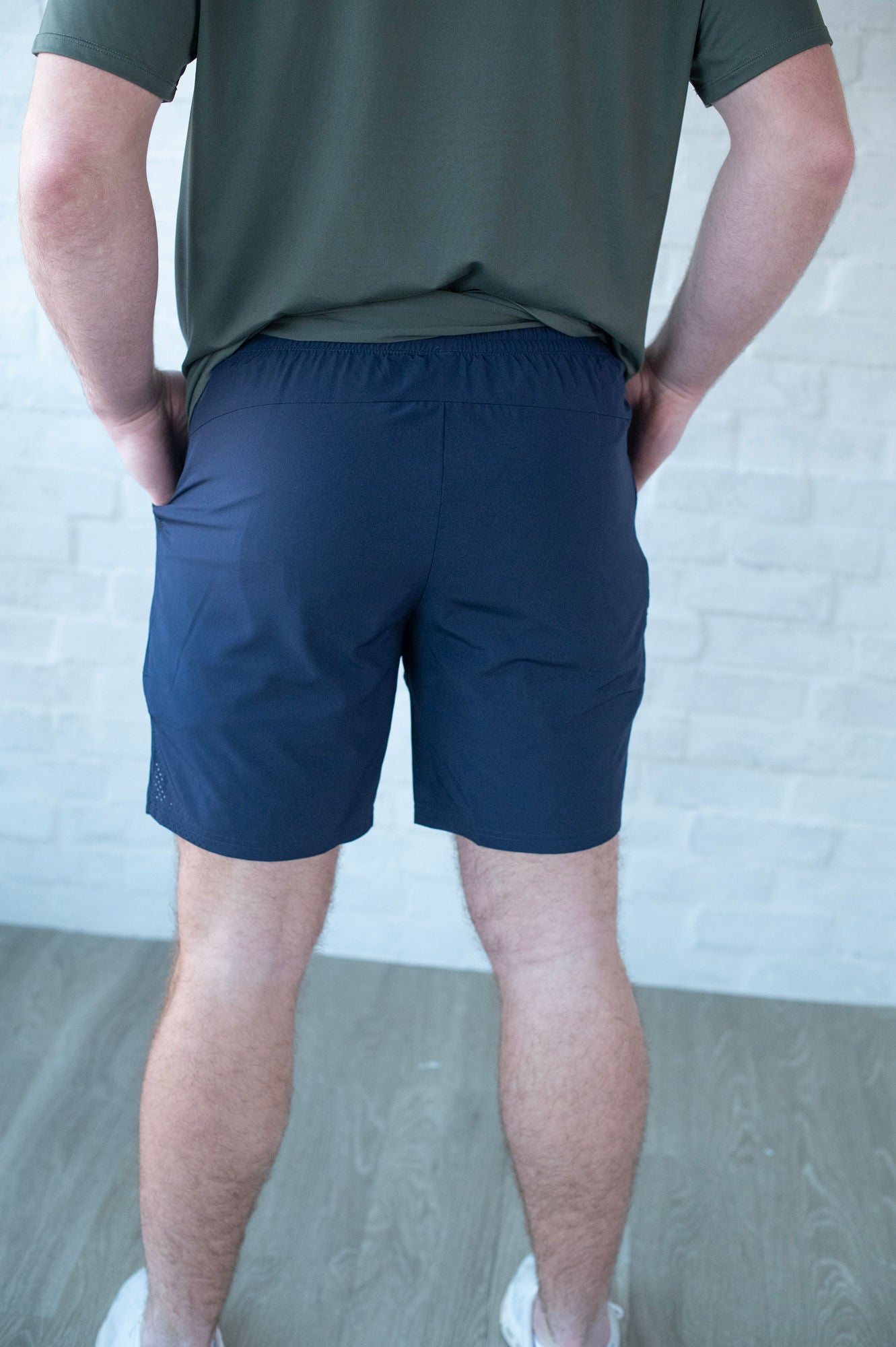 UNRL Stride Shorts 7.5 Navy