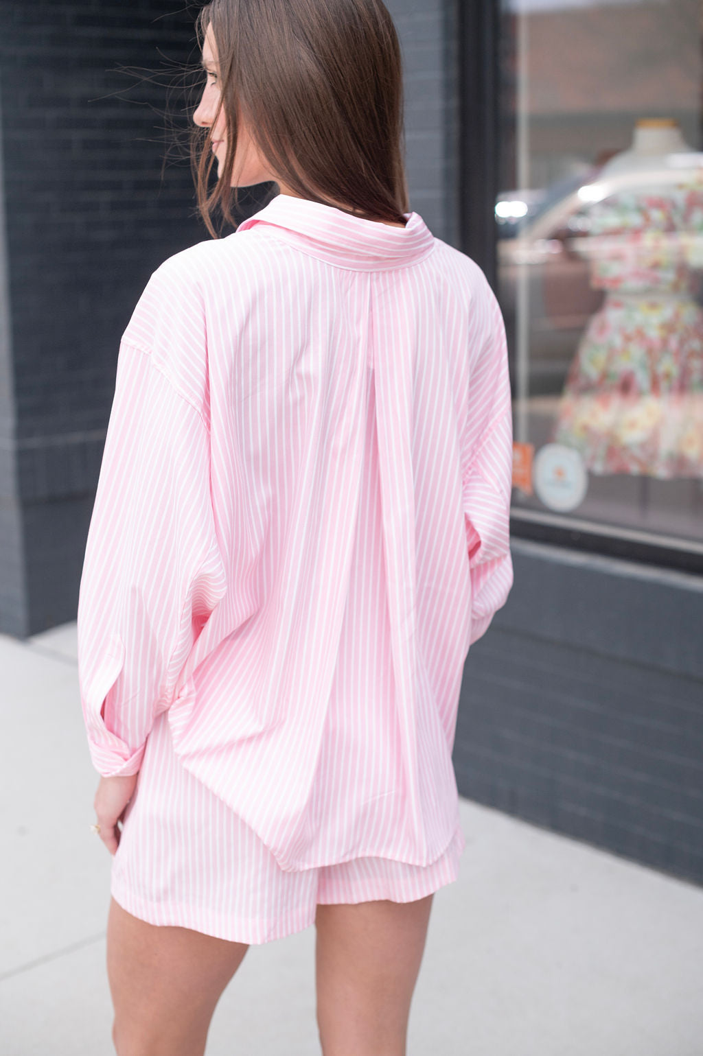 Pink Stripe Boxer Shorts