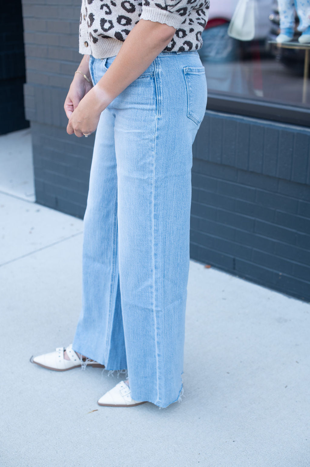 Vervet High Rise Wide Leg Jeans