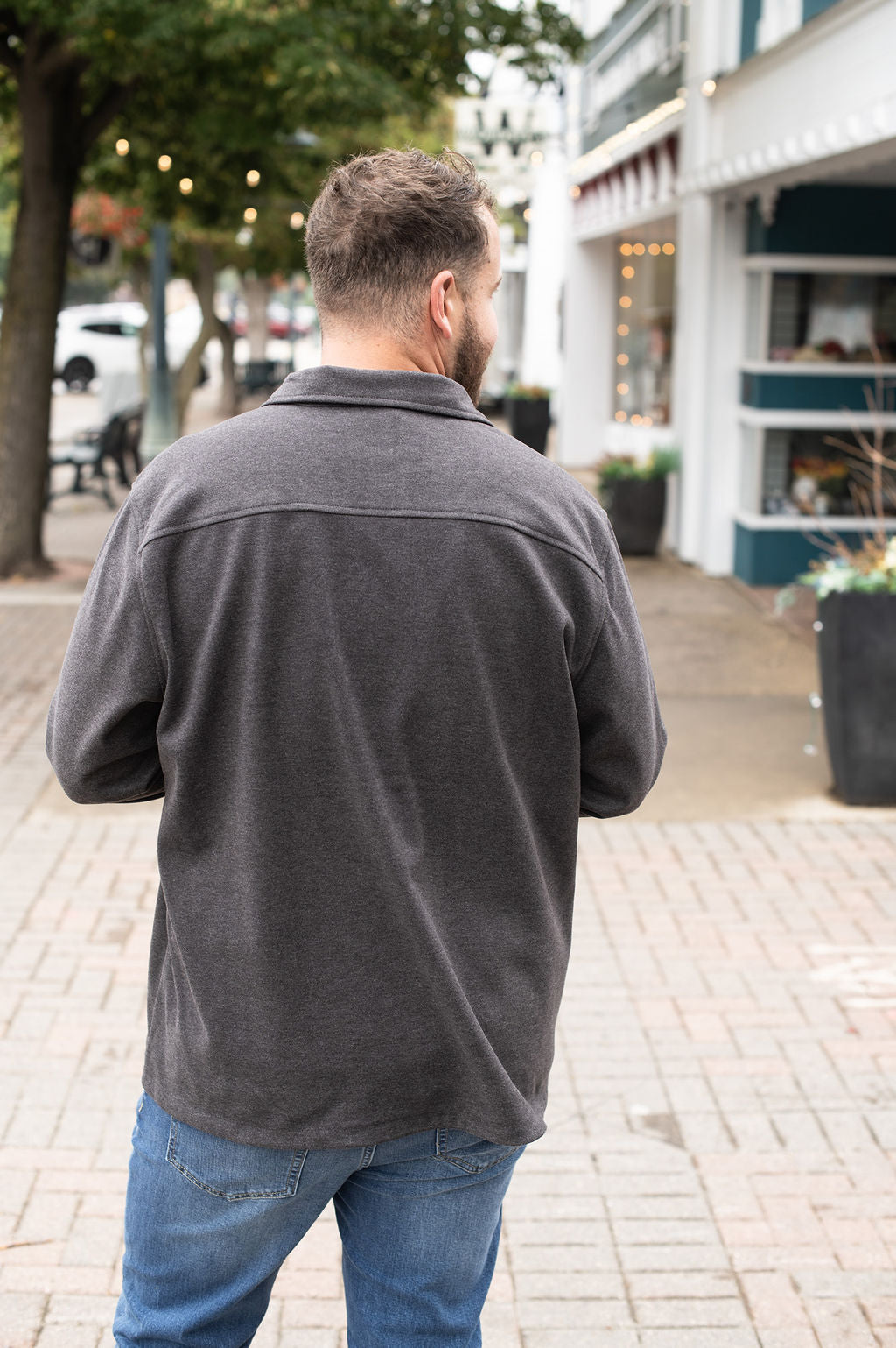 Flag + Anthem Hamlin Charcoal Shacket