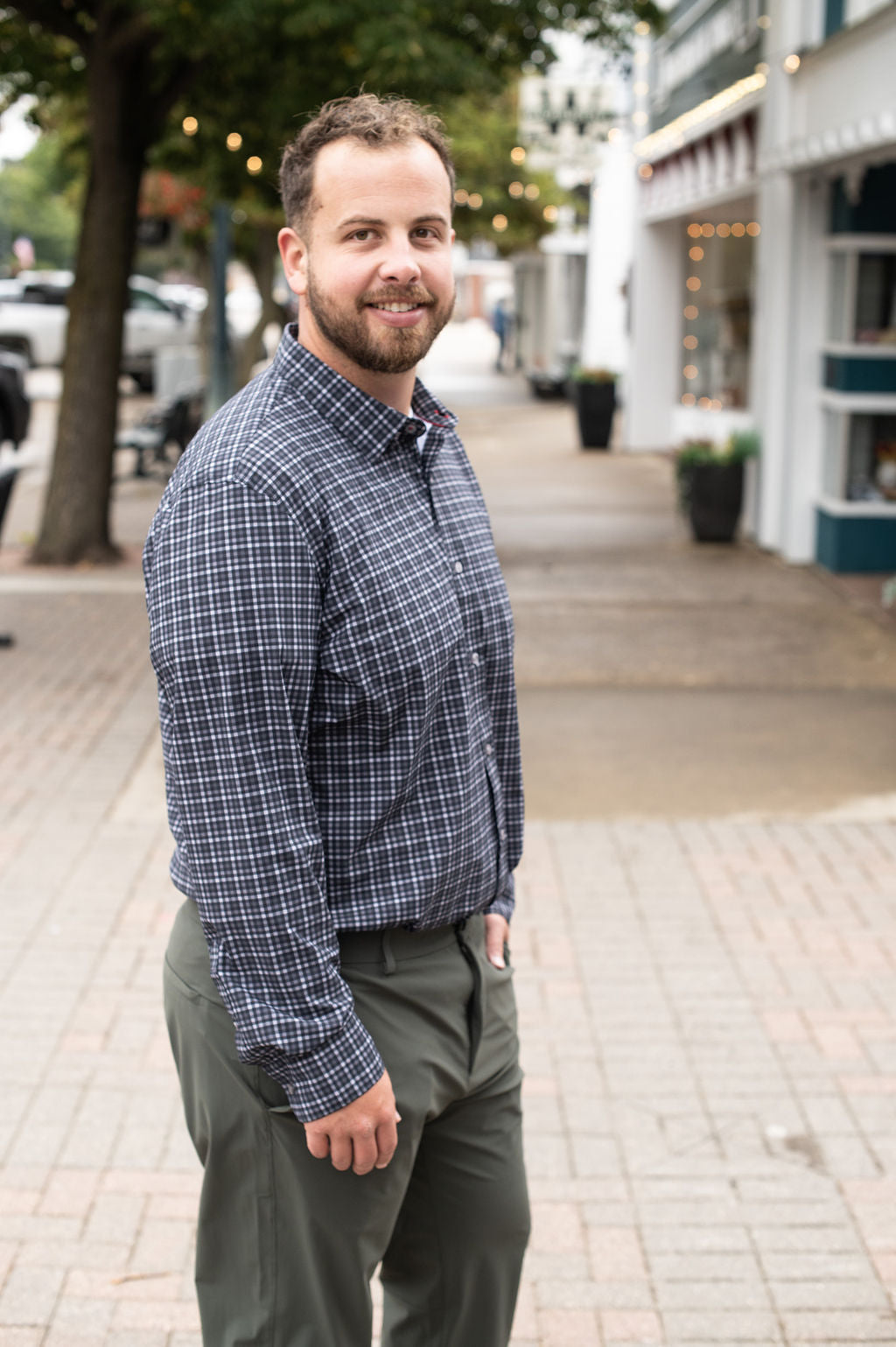 Flag + Anthem Marquette Performance Button Down