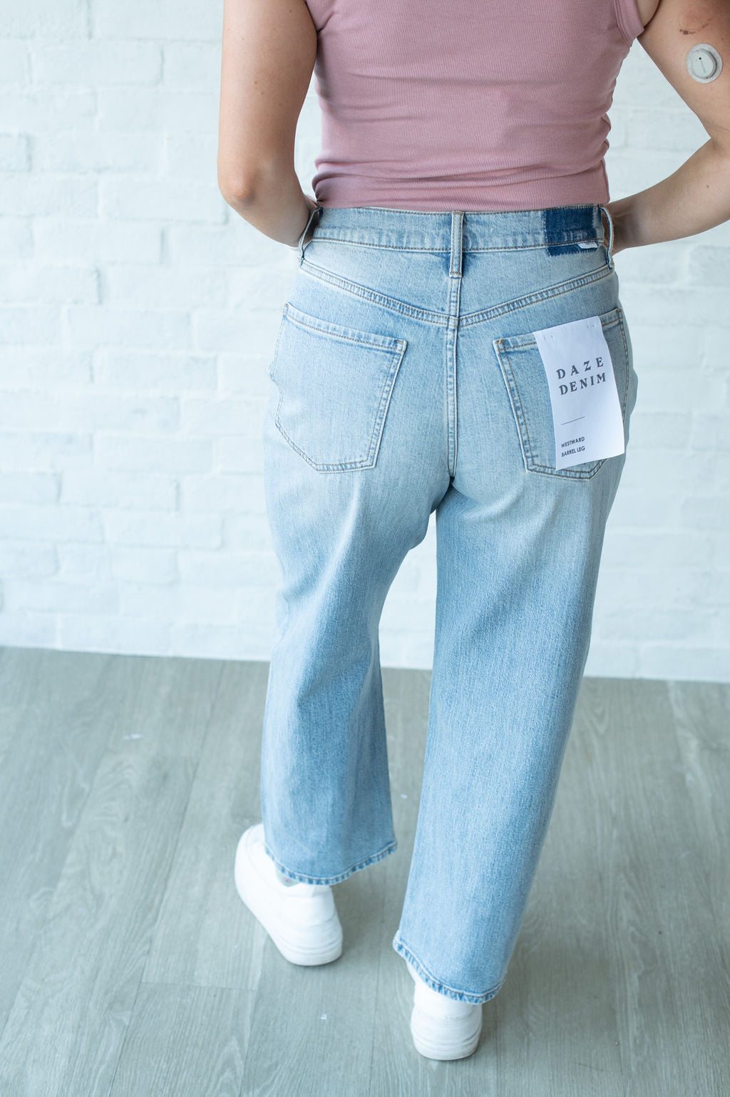 Daze Blue Westward Barrel Jeans