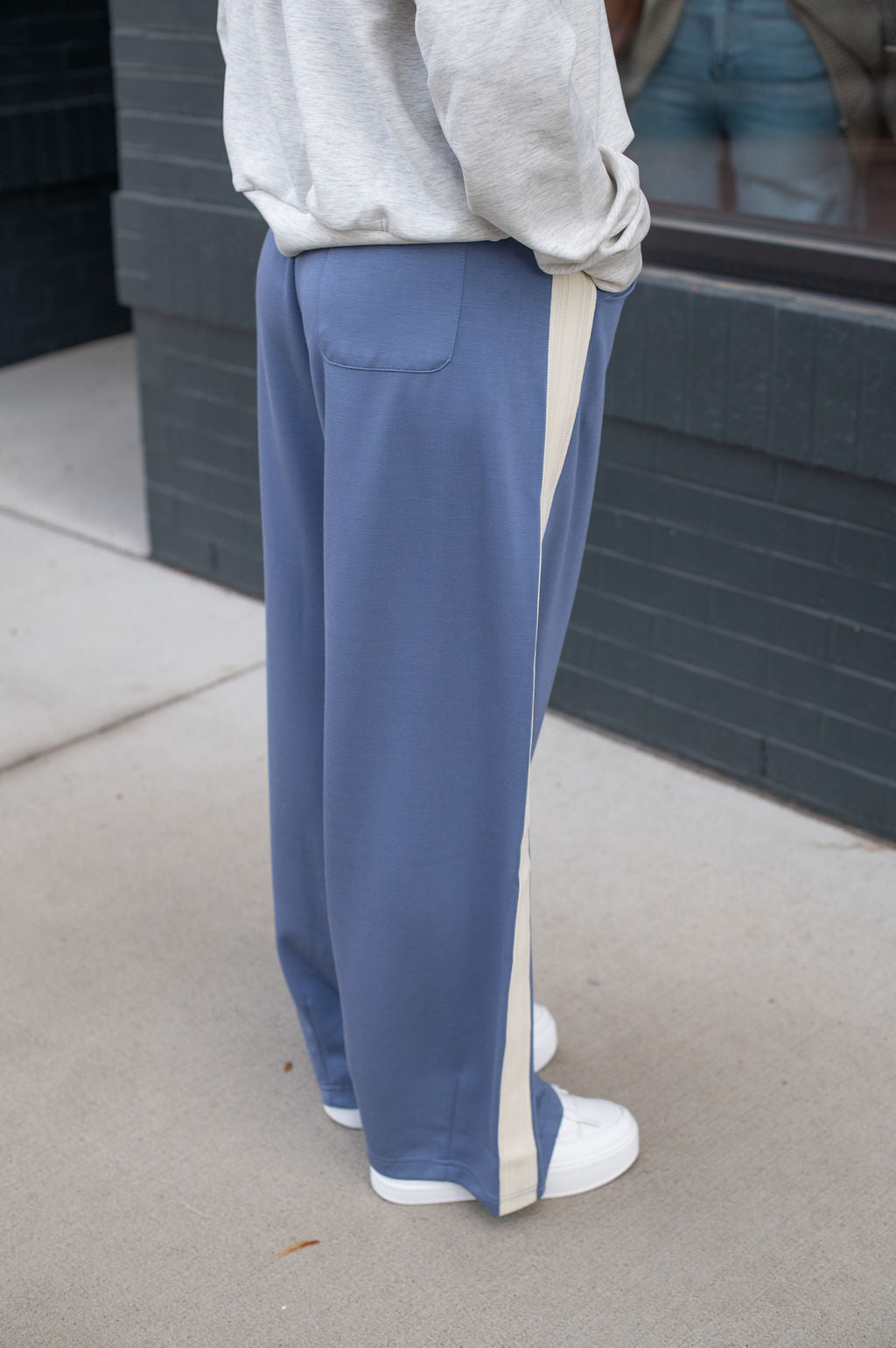 Dusty Blue Track Pants