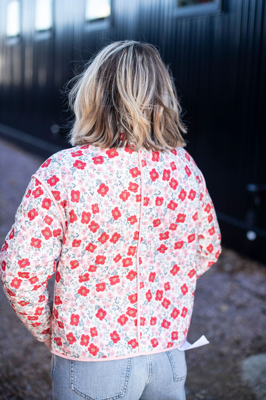 Bright Floral Quilted Jacket