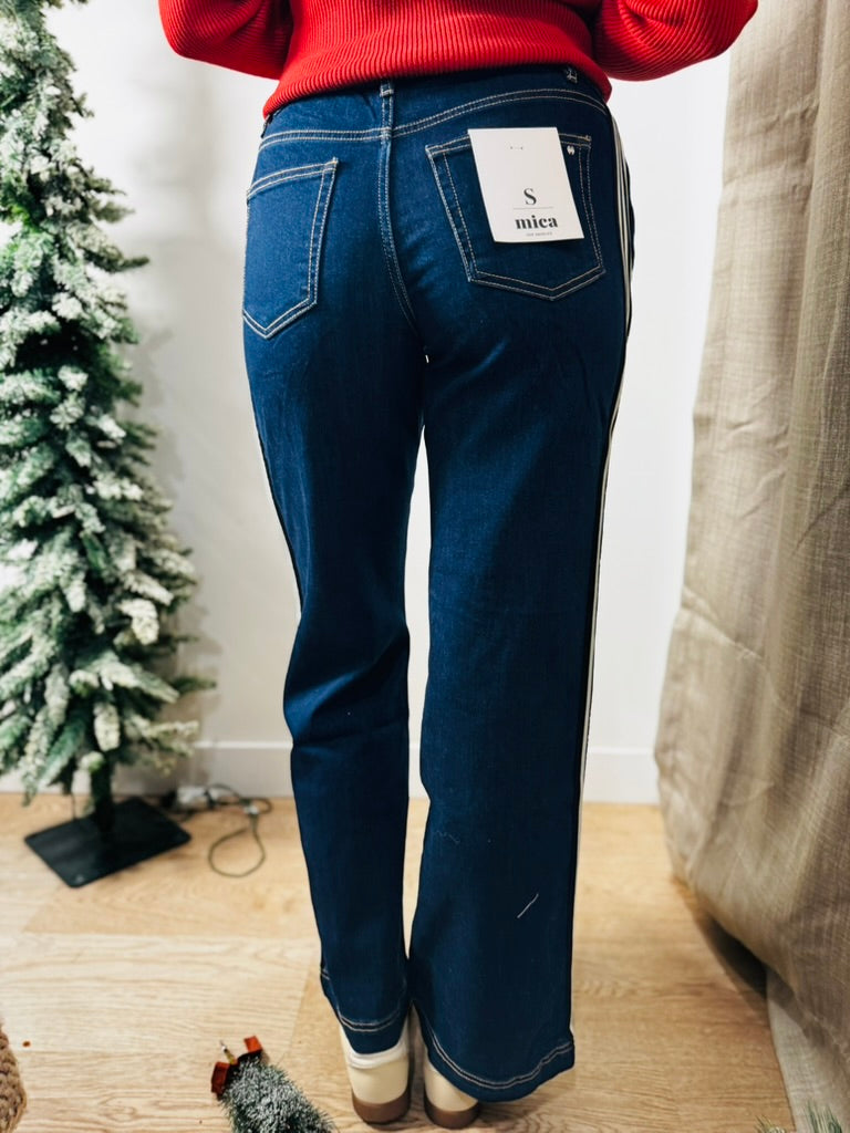 Mica High Rise Track Jeans