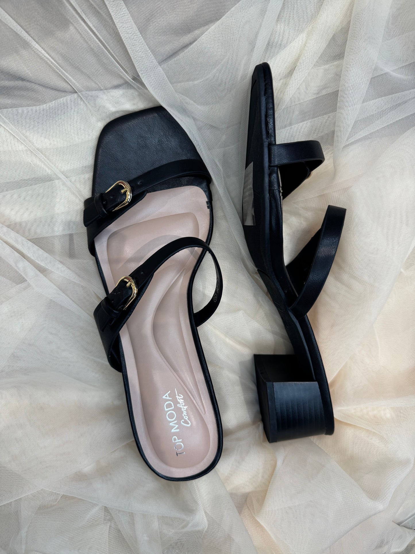 Rebel Black Half Inch Heel