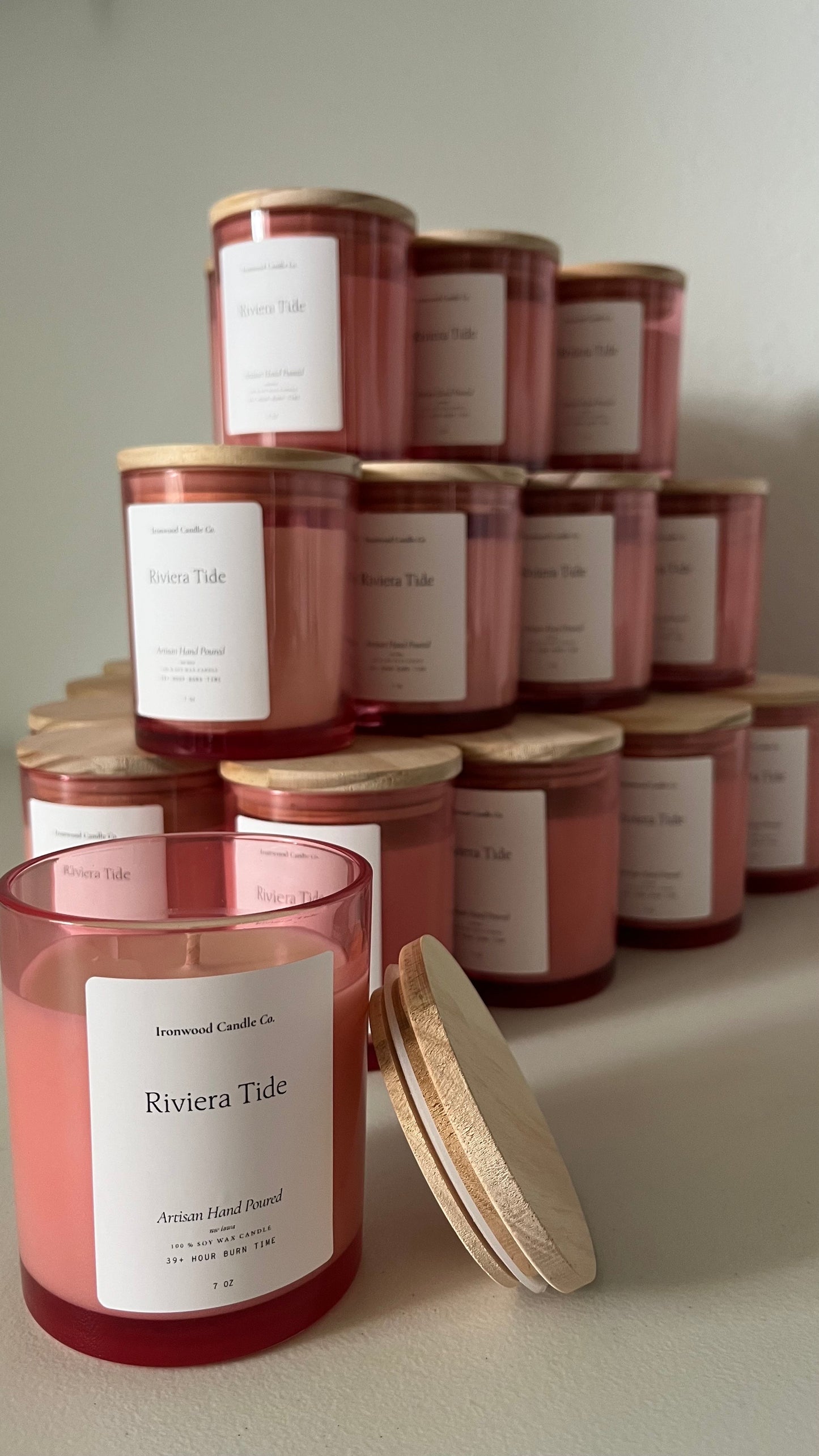 Riviera Tide Pink 10 oz Vessel