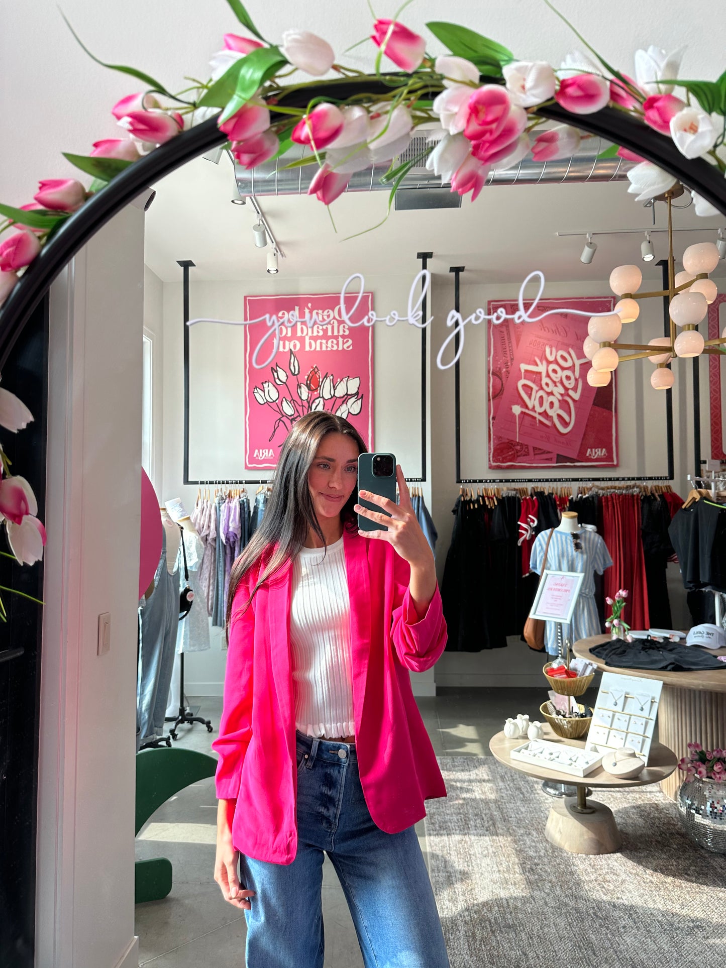 Hot Pink Classic Blazer