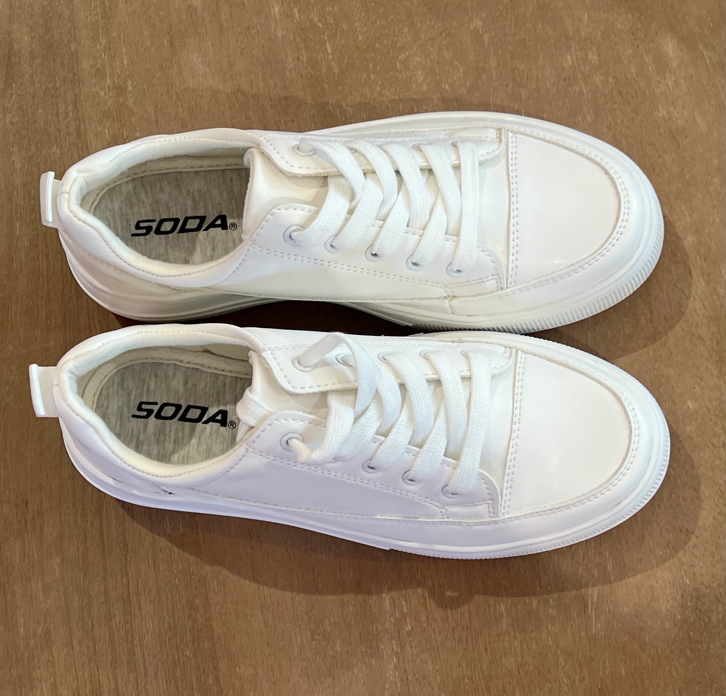 White Platform Sneaker