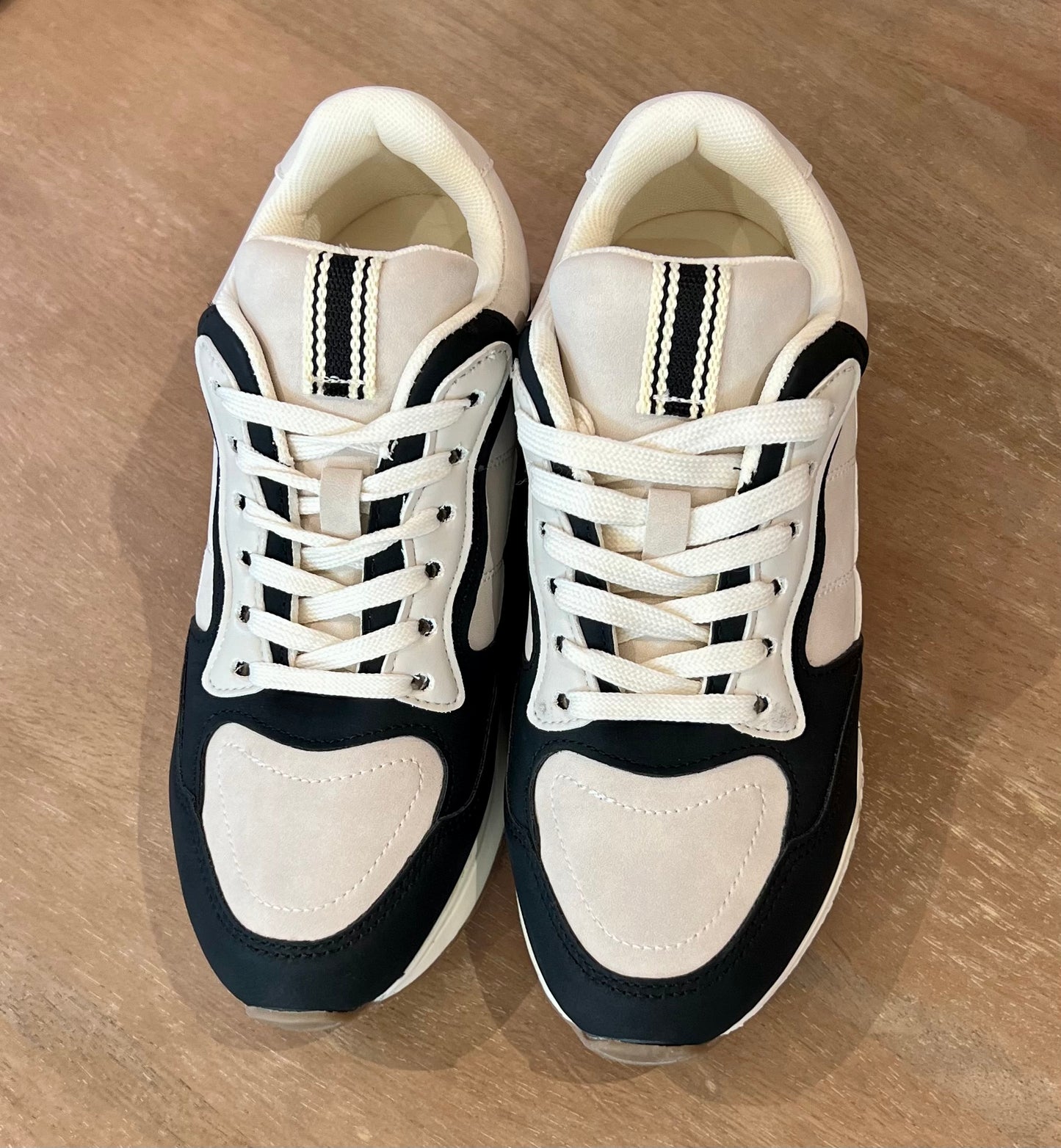 Taupe + Black Chunky Sneaker