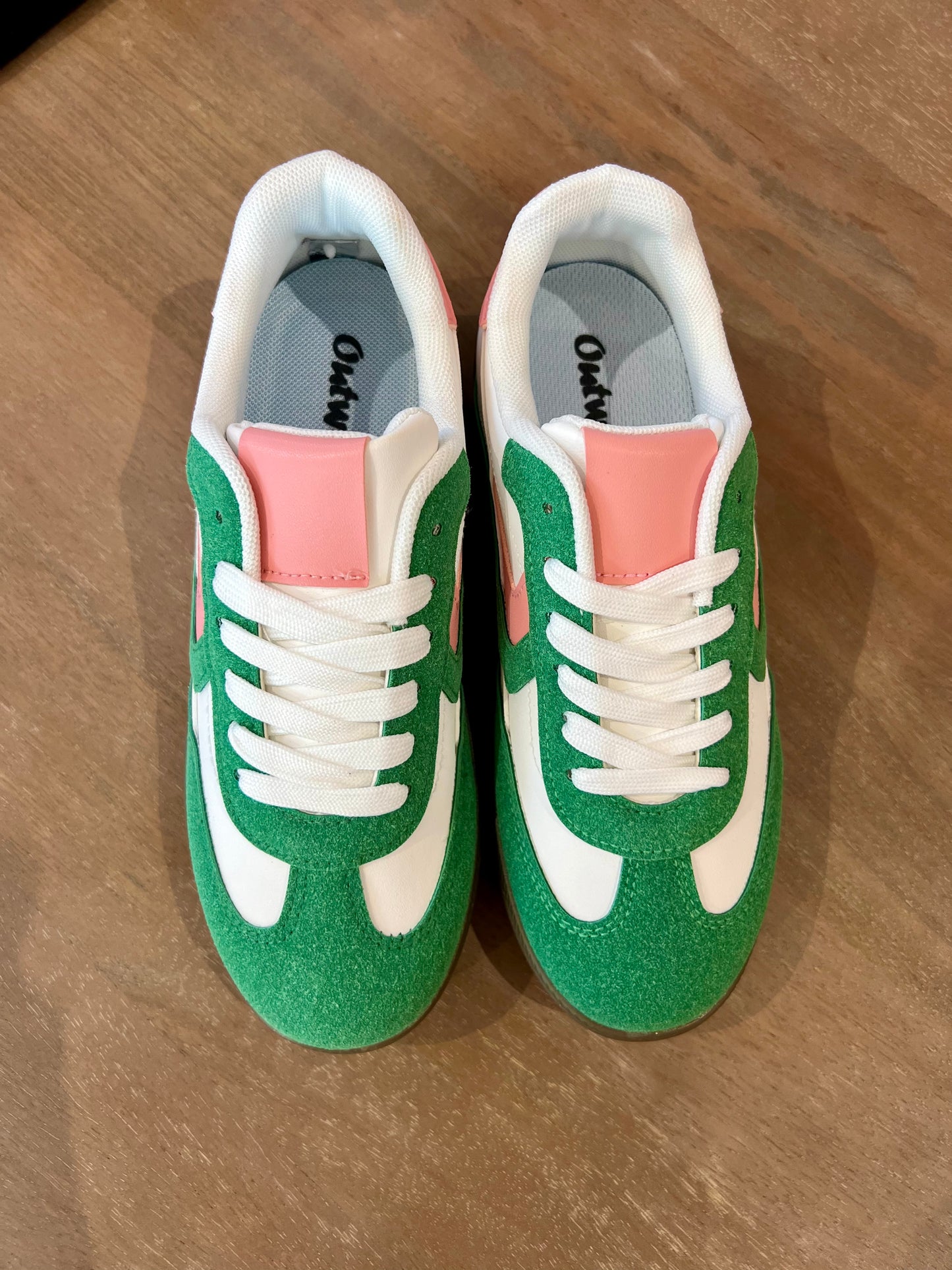 Pink + Green Sneaker