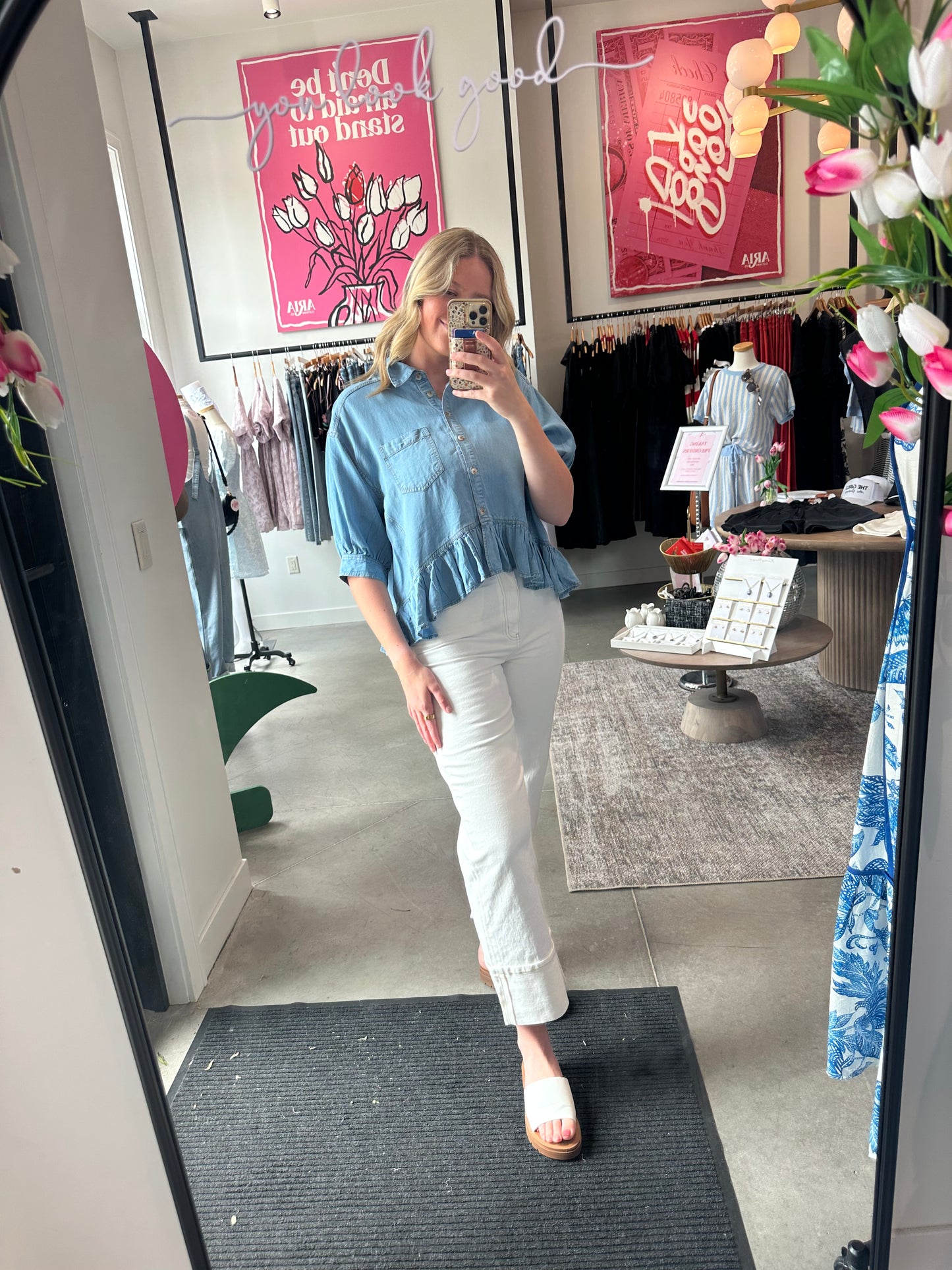 Daze Vanilla East Side High Rise Loose Fit Jeans