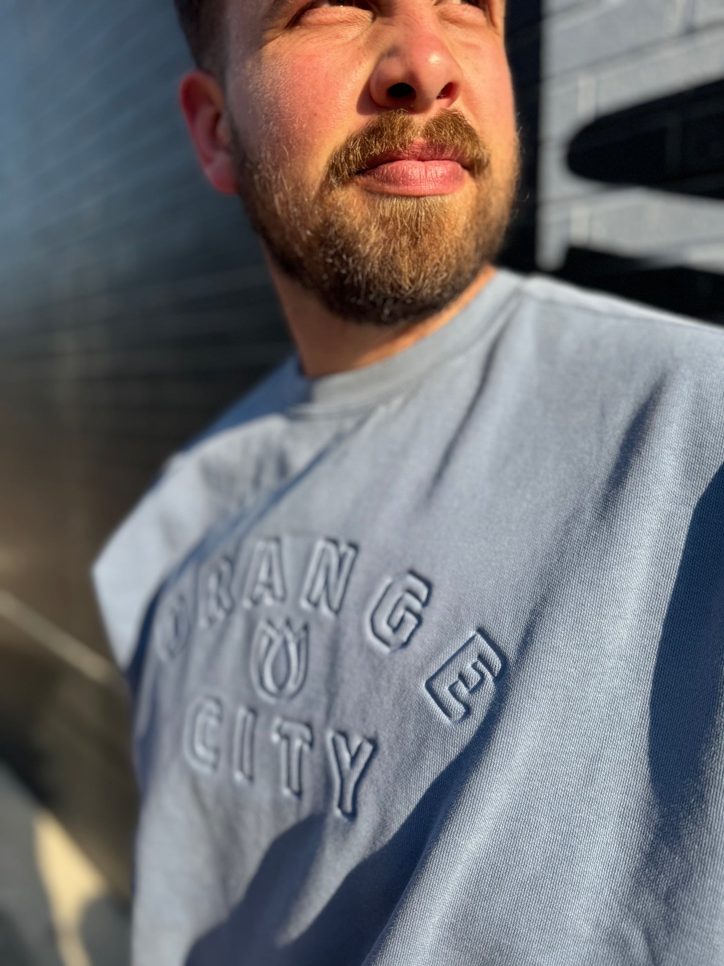 Blue Comfort Colors Orange City Crewneck