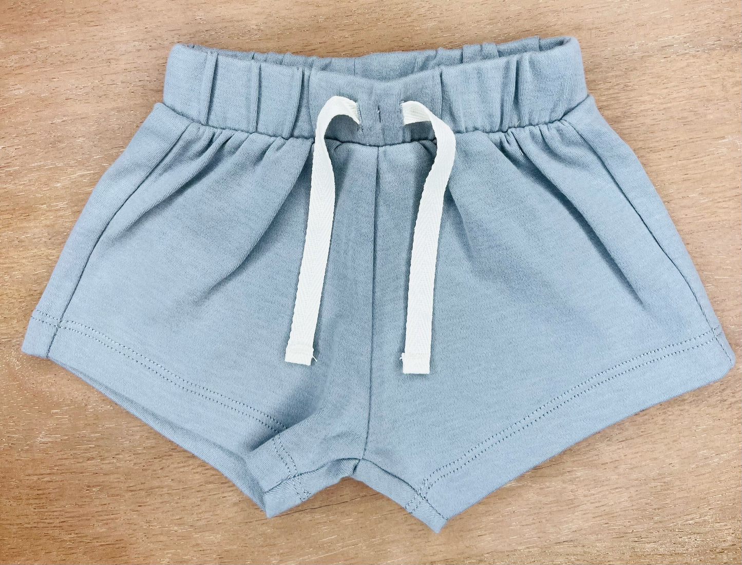 Quincy Mae Blue Play Shorts