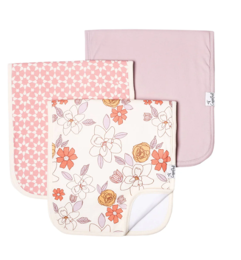 Copper Pearl Ferra Burp Cloths
