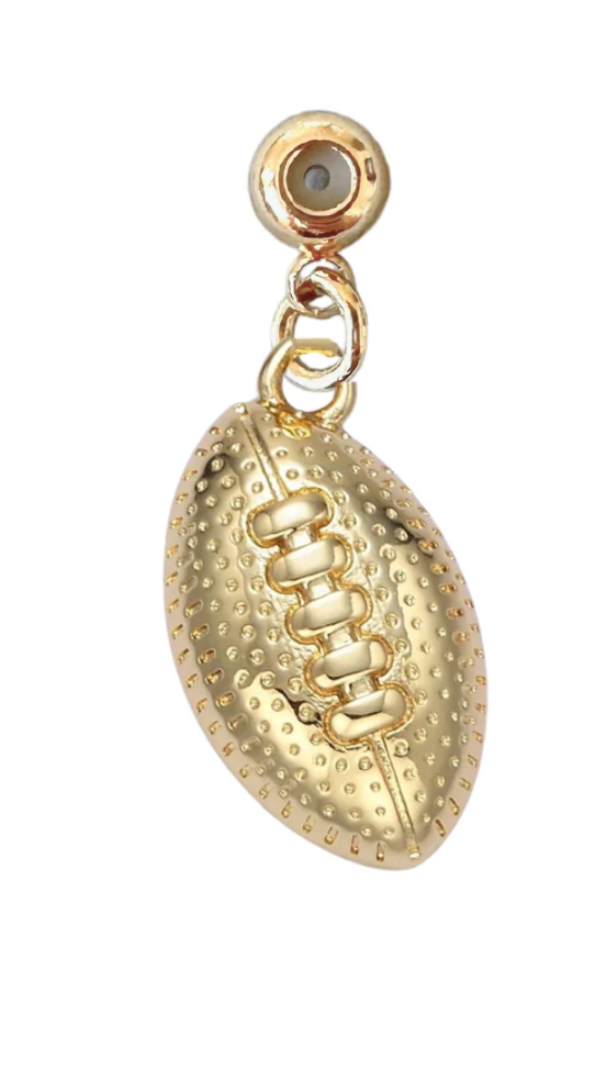 Kinsey Designs Football Drop Charm