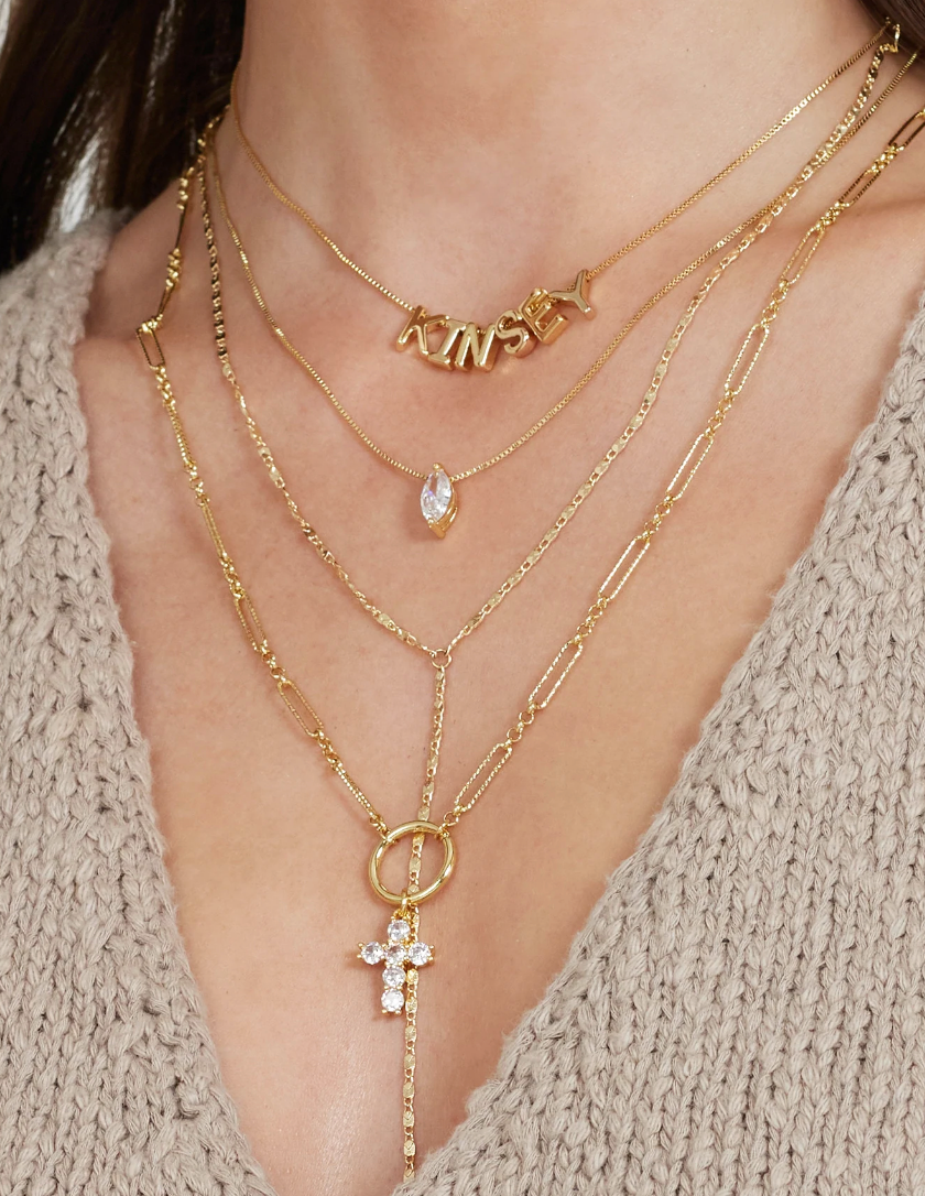 Kinsey Designs Gold Letter Slides