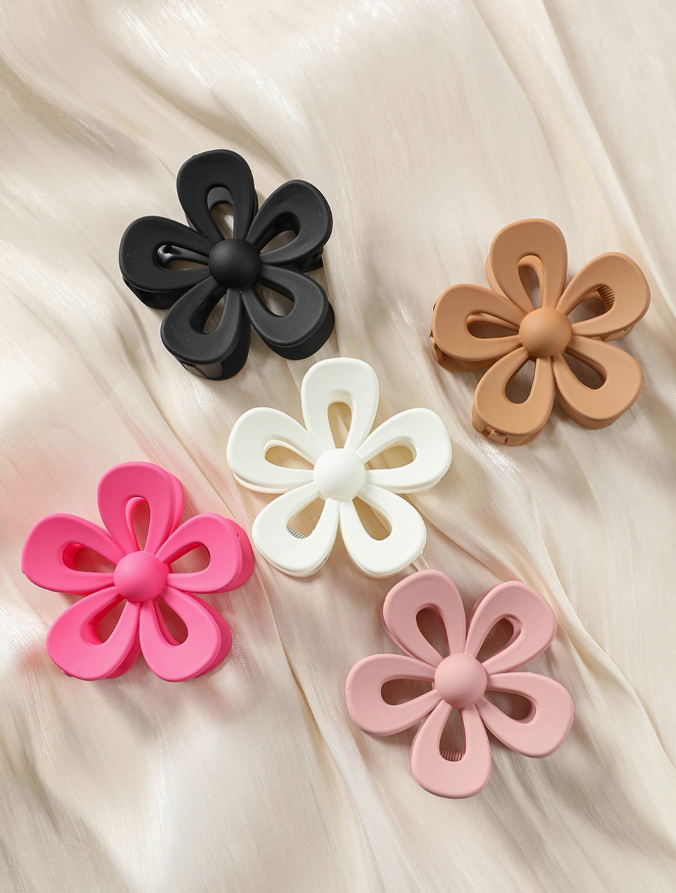 Flower Claw Clips
