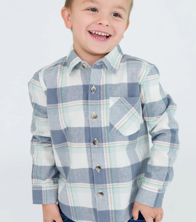 Alpine Plaid Button Up