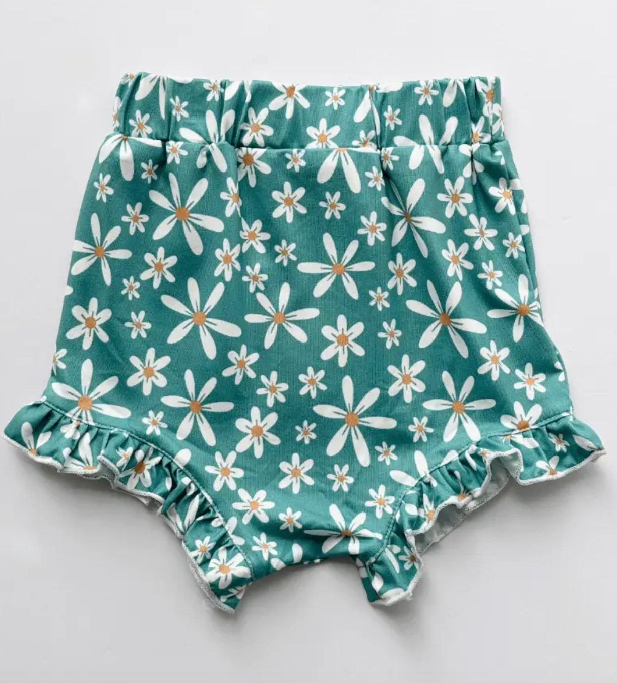 Belle High Waisted Daisy Teal Bloomers