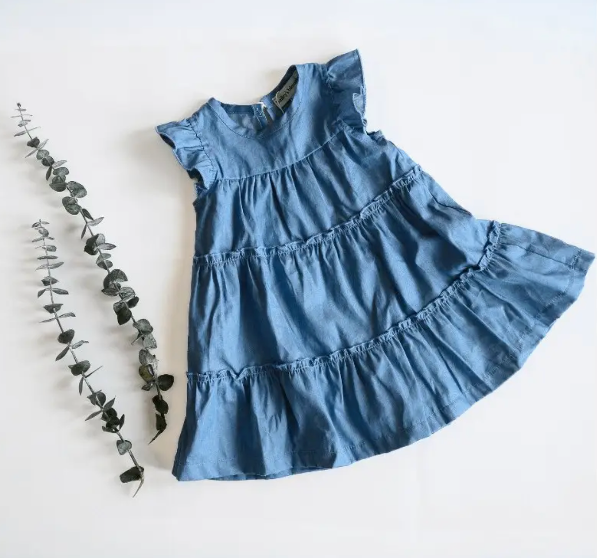 Georgie Tiered Denim Dress