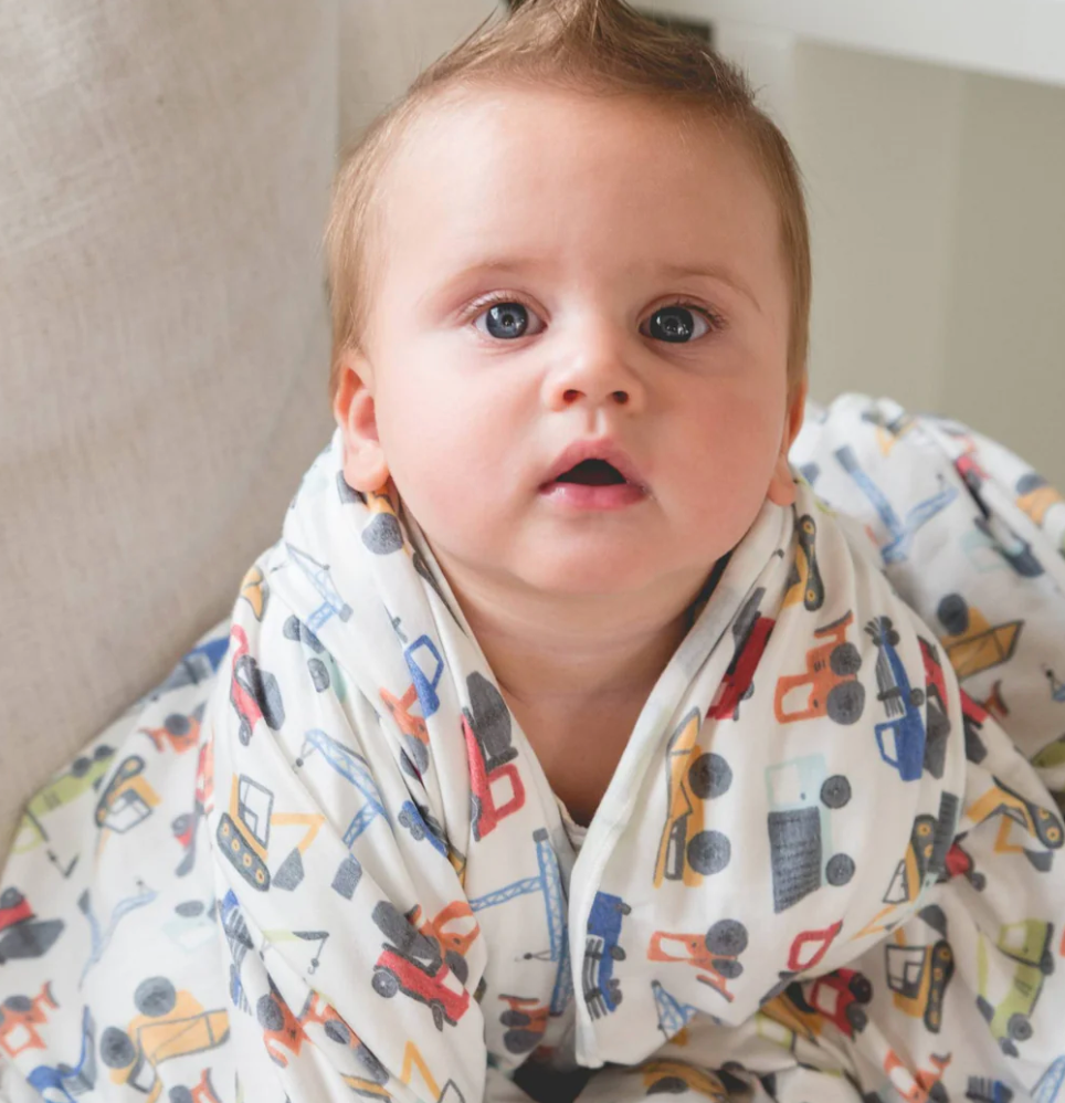 Copper Pearl Diesel Knit Swaddle Blanket