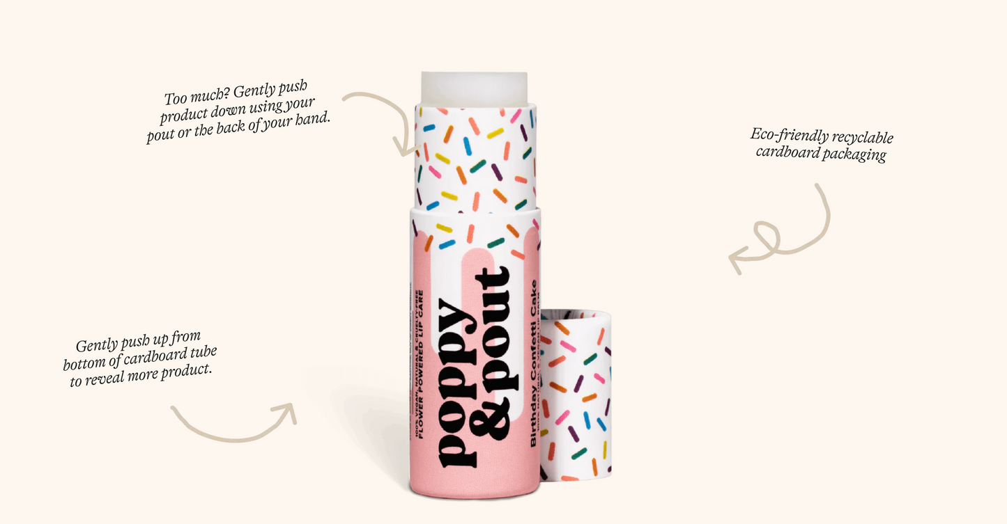 Poppy & Pout Birthday Cake Lip Duo