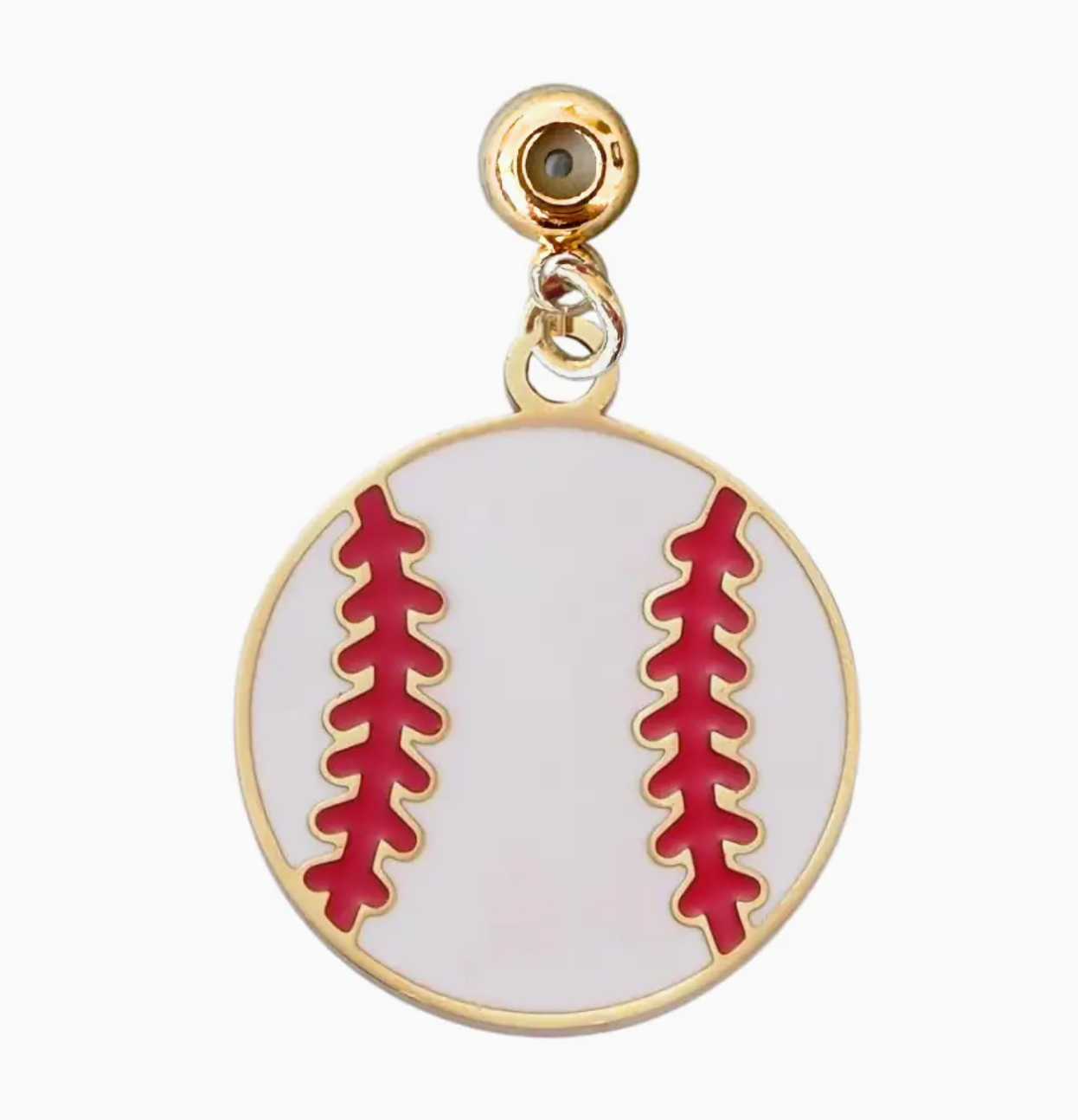 Kinsey Designs Baseball Drop Charm