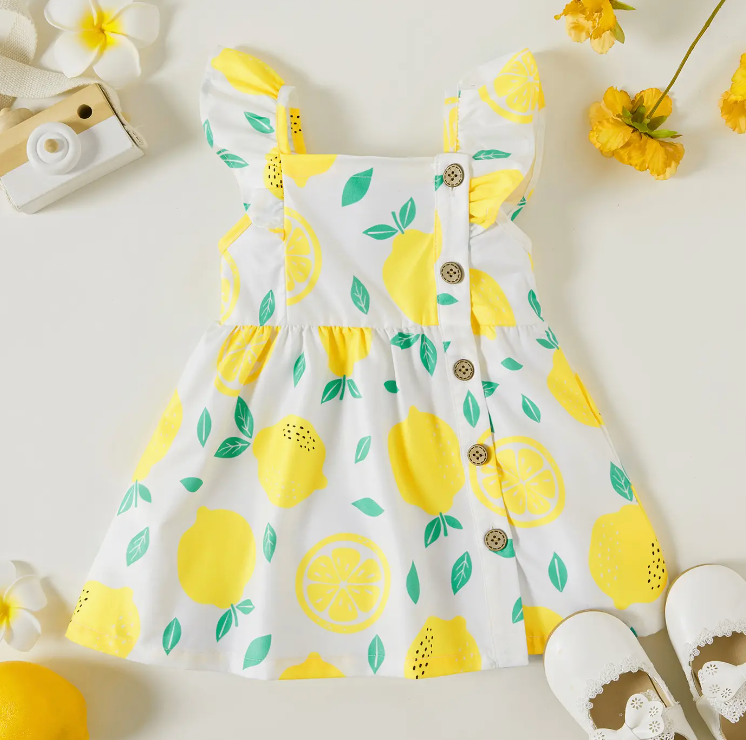 Baby Girl Lemon Dress