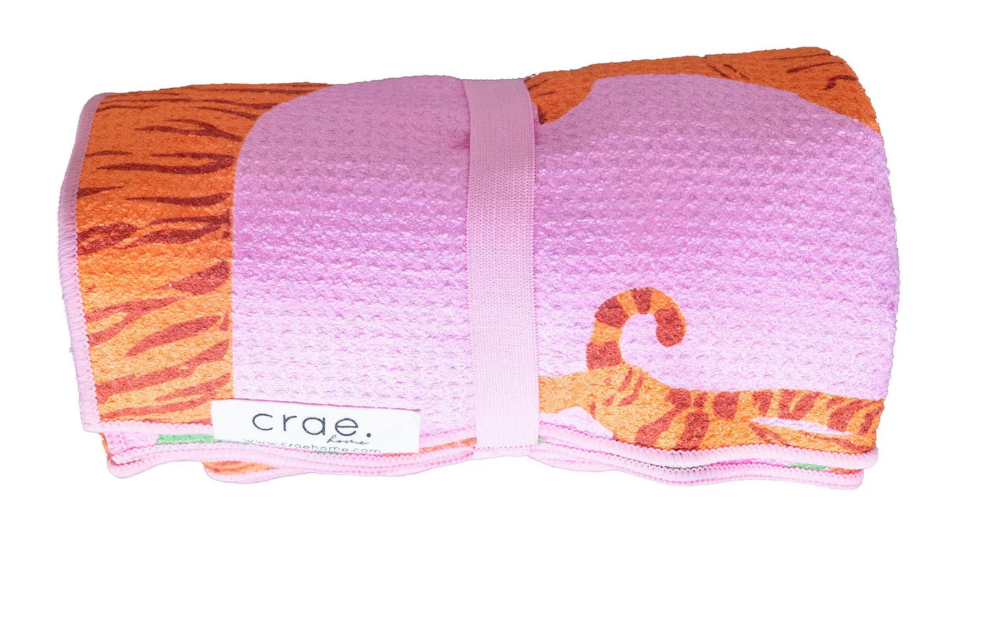 Crae Reversible Pool Towels Tiger
