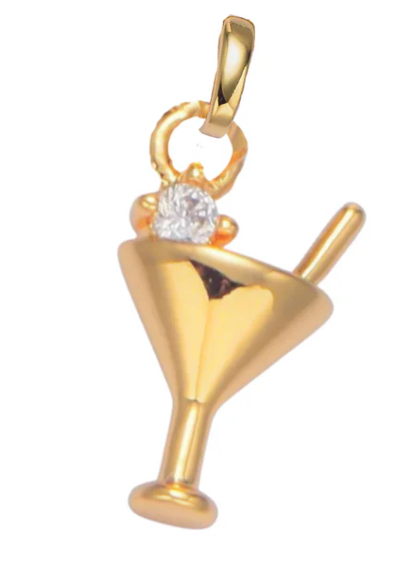 Kinsey Designs Martini Clip Charm
