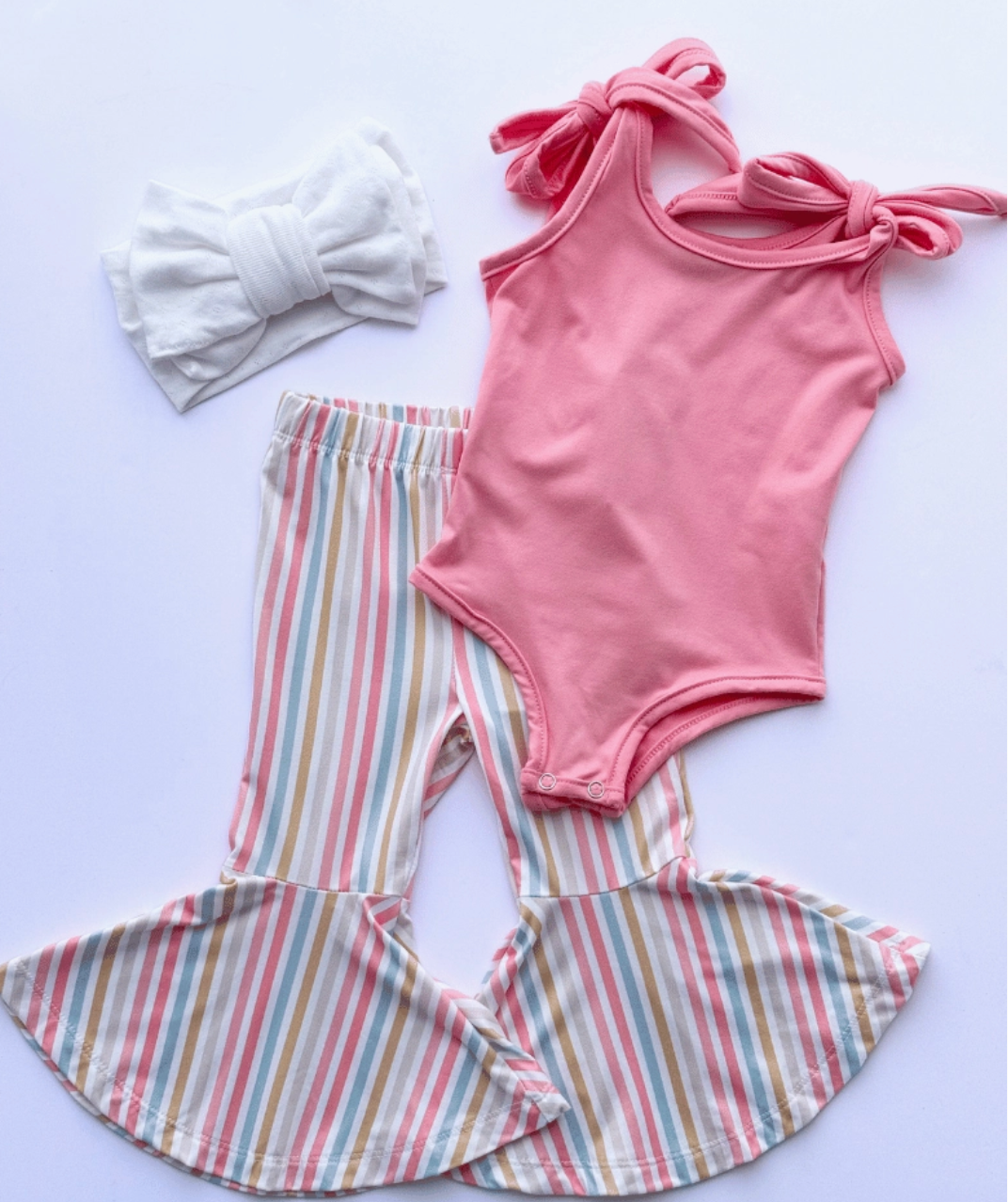 Madden Coral Tie Shoulder Leotard