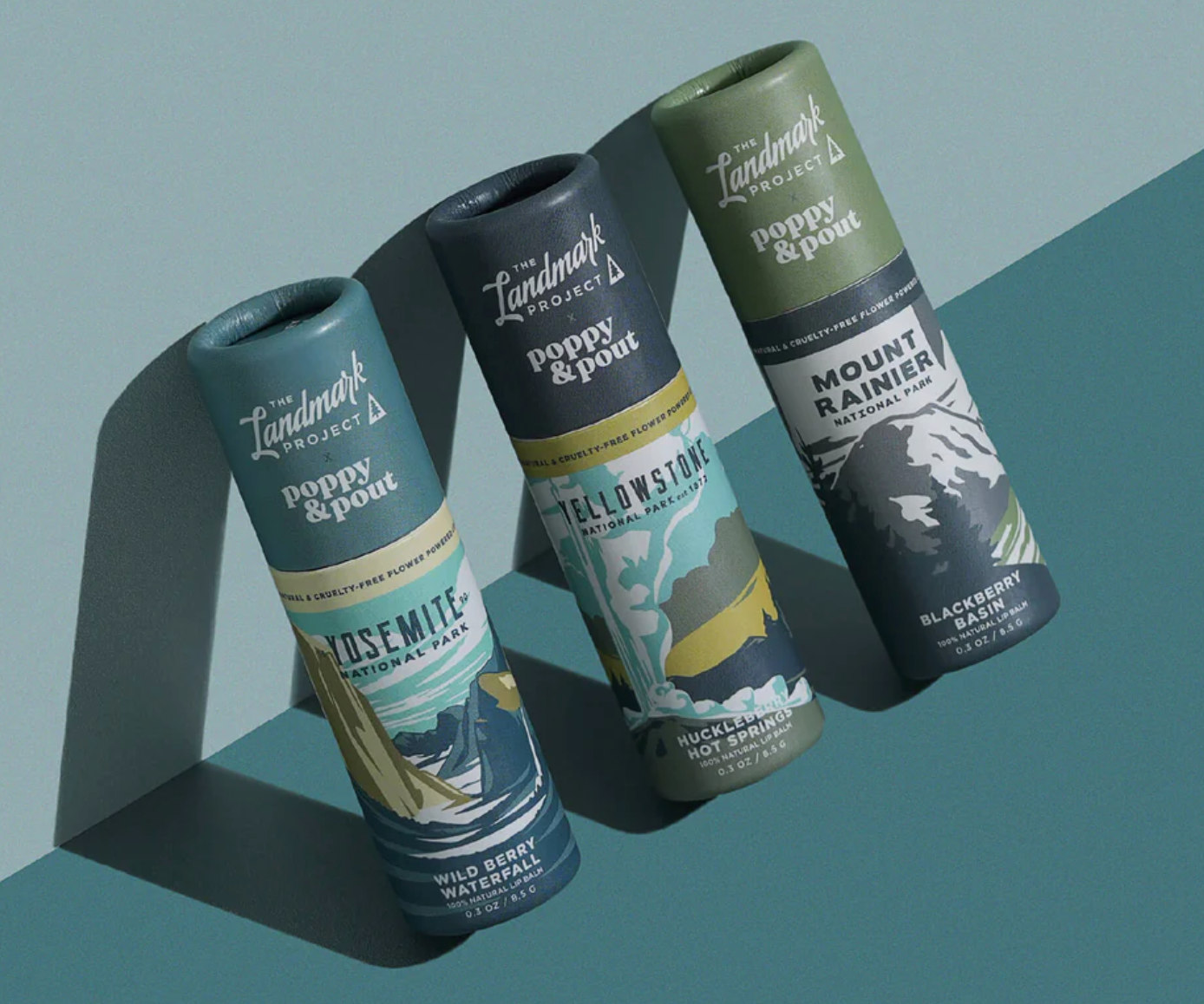 Poppy & Pout Mountain Trio Lip Balm