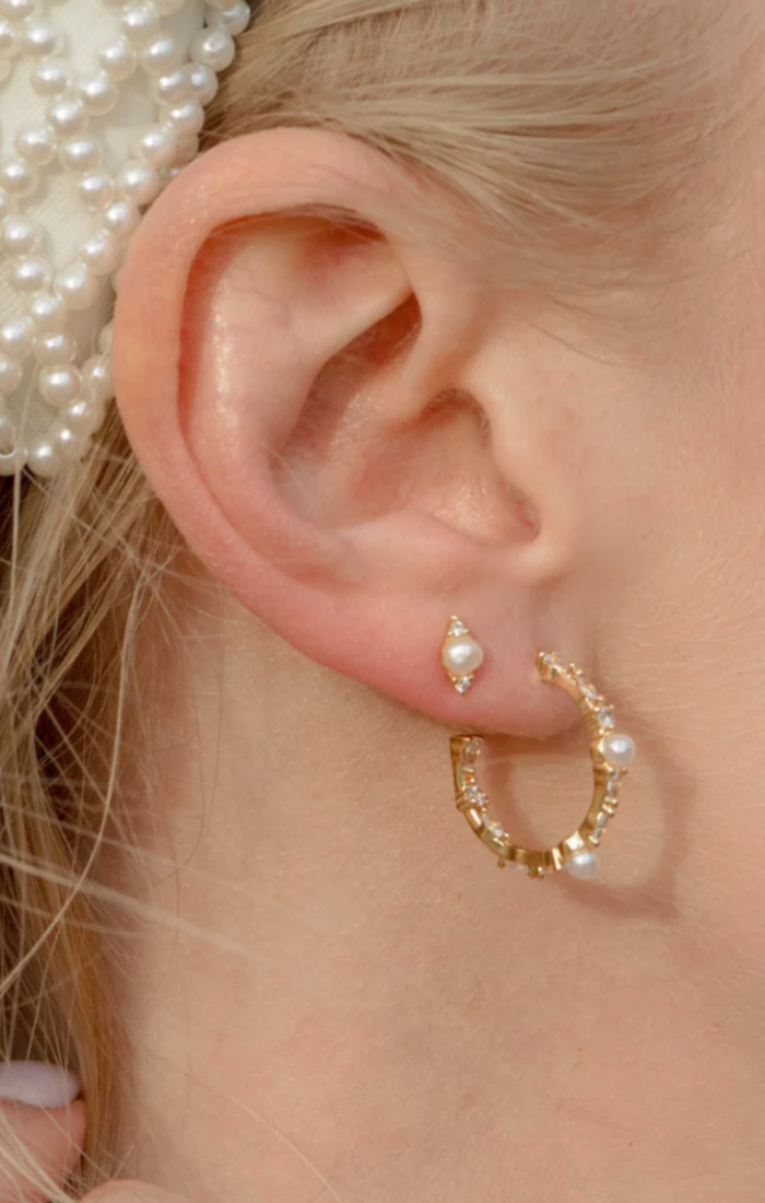 Kinsey Designs Lollita Pearl Hoop