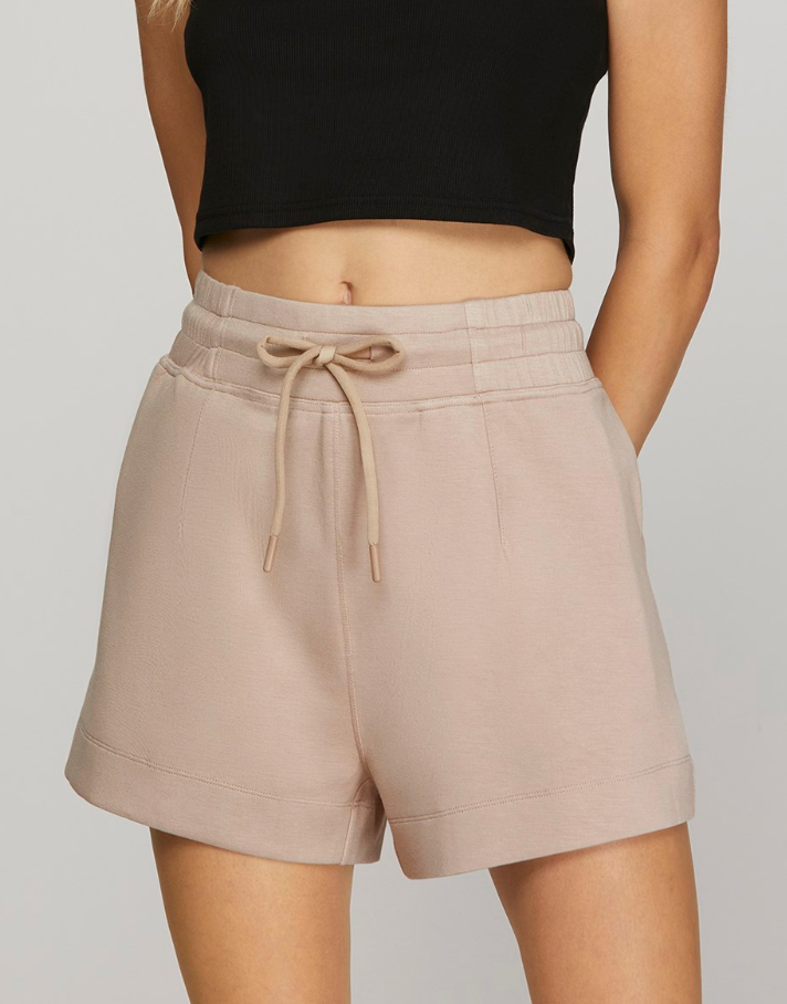 Mocha Drawstring Shorts