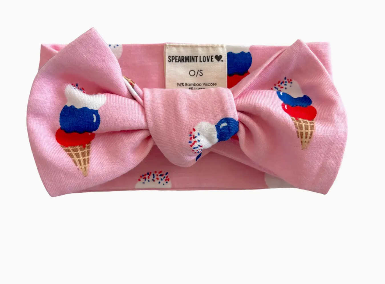Pink Ice Cream Bow