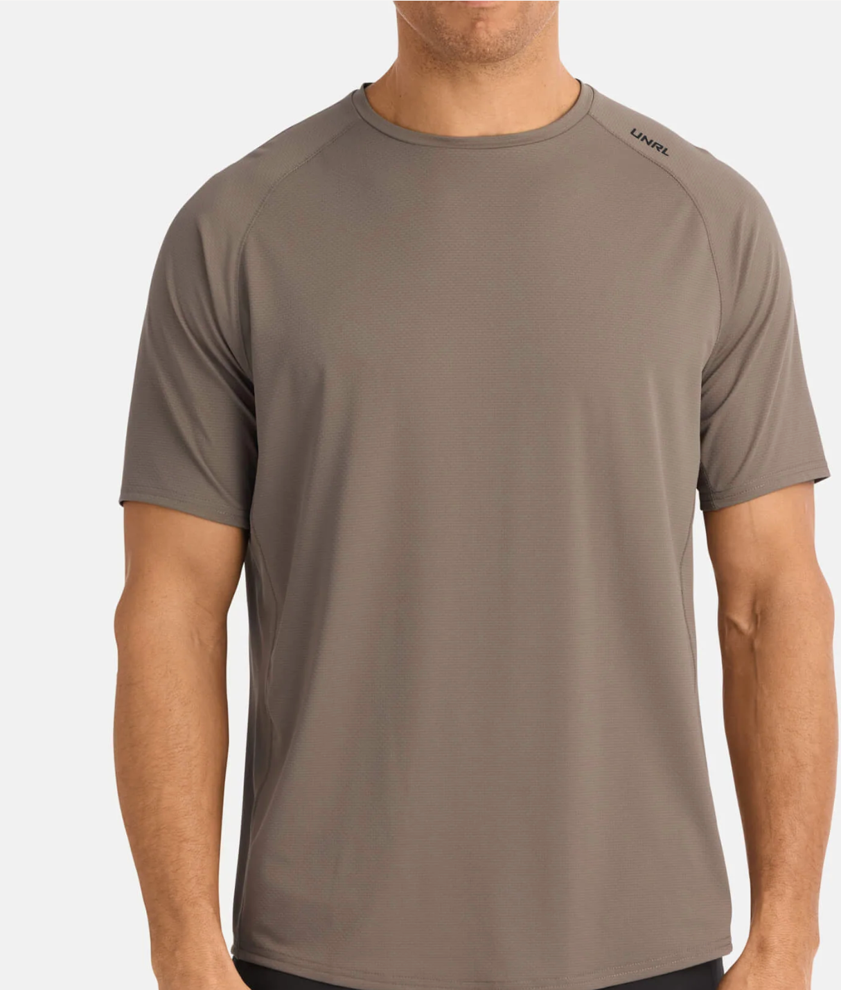 UNRL Streamline Performance Tee Taupe