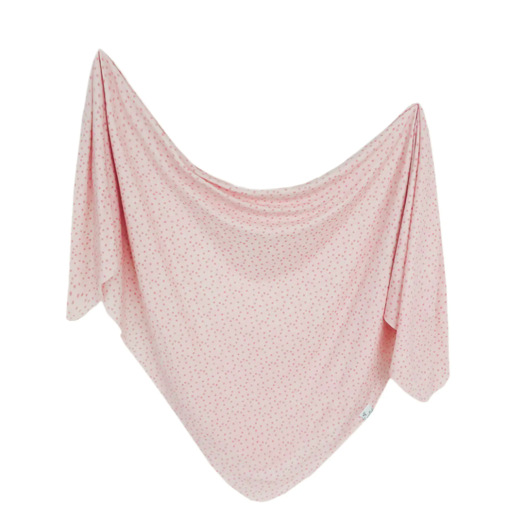 Copper Pearl Dottie Swaddle Blanket