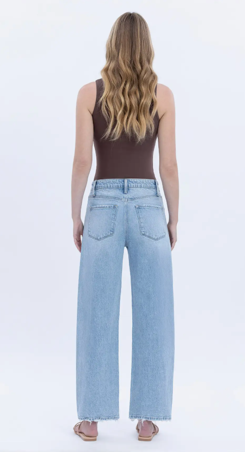 Vervet Super High Rise Light Barrel Jeans