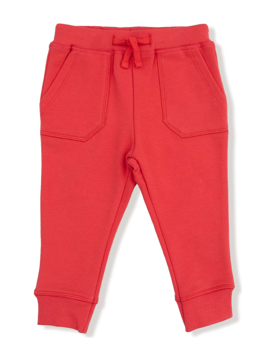 Angel Dear Red Varsity Jogger Pant