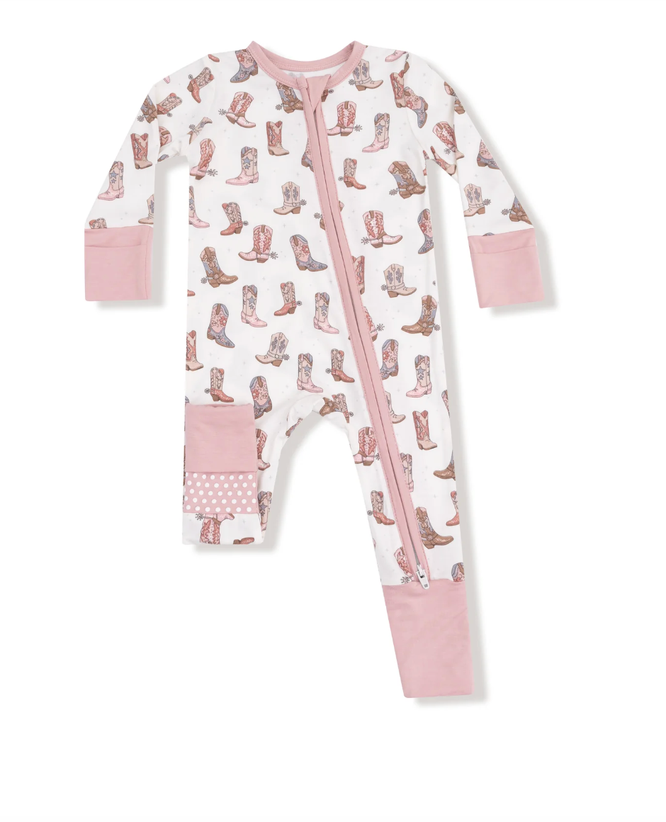 Angel Dear Future Cowgirl Bamboo Onesie