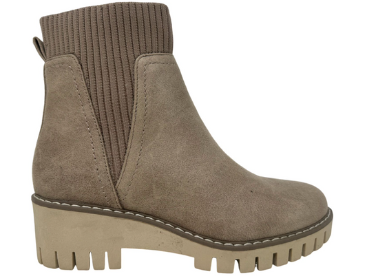 Magnolia Brown Sock Boot