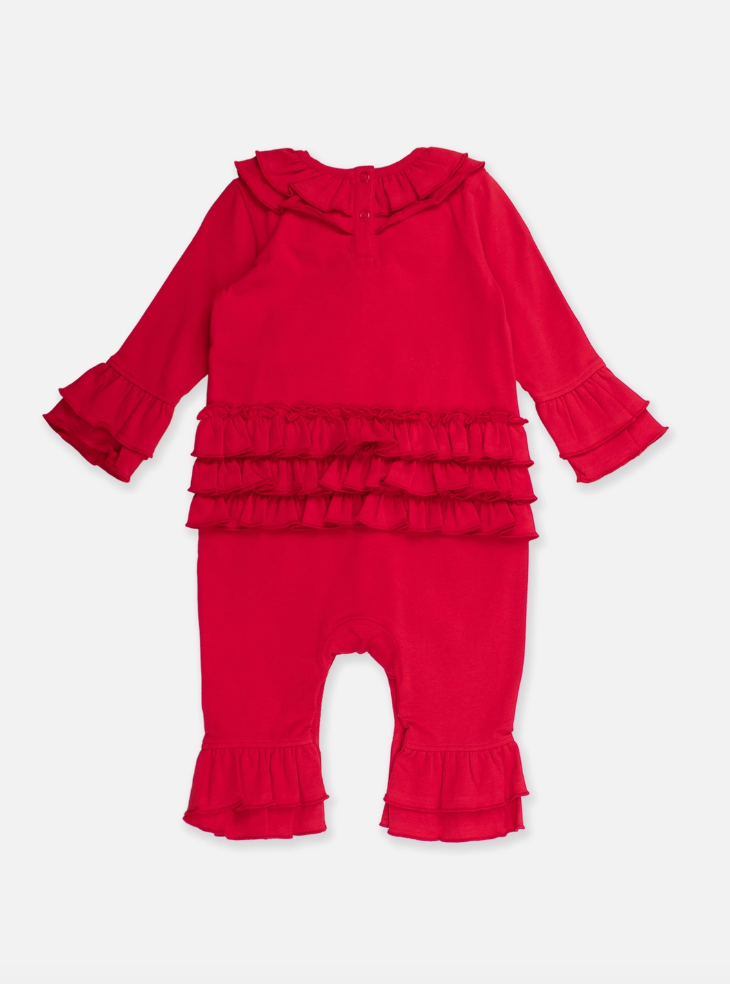 Ruffle Butts Red Flare Romper