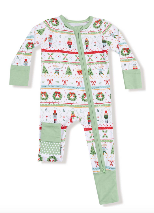 Angel Dear Nutcracker Fair Isle Onesie