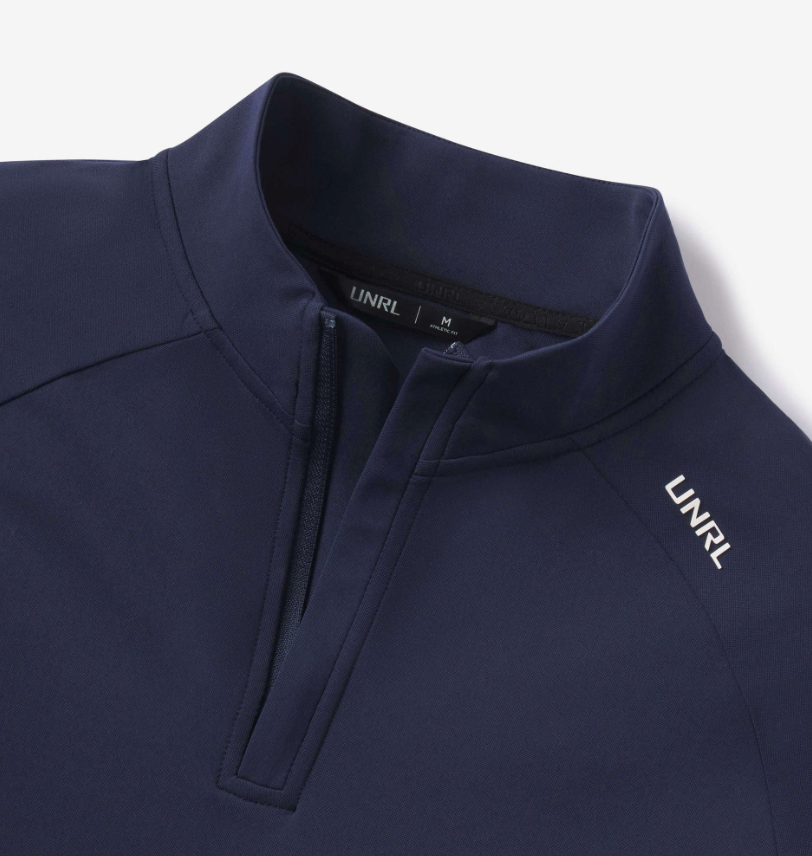 UNRL Highlands Quarterzip Navy